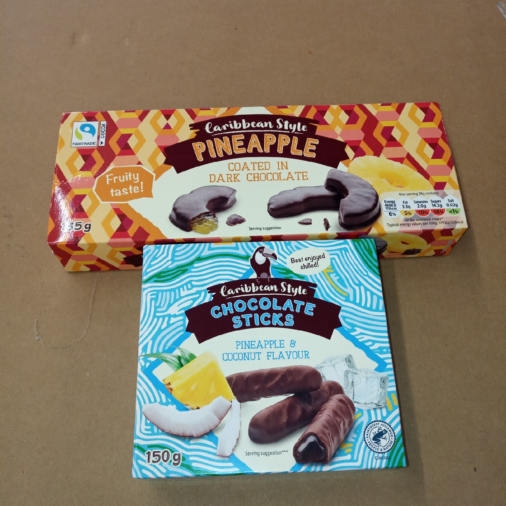 Supersupergirl's Food Reviews Lidl Caribbean style pineapple coconut