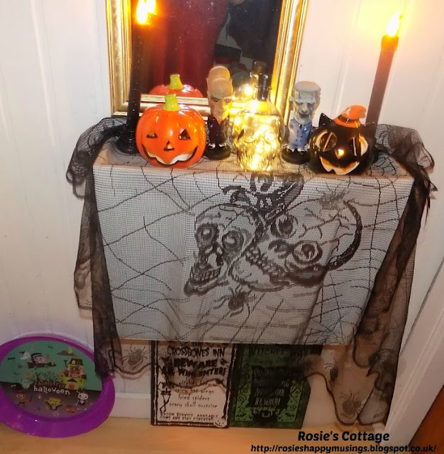 Rosie's Cottage Our First Attempt at Halloween Decor & Holiday Smiles...