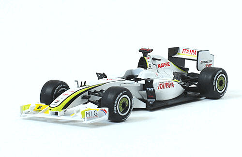 Brawn GP 001 2009 Jenson Button 1:43 Formula 1 auto collection panini