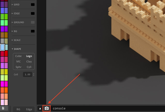 How to export an image in MagicaVoxel
