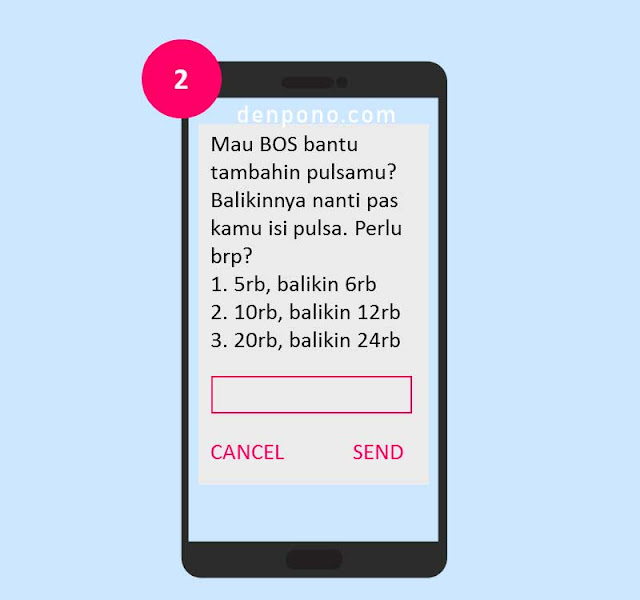 Cara Pinjam Pulsa Tri (3) Three Terbaru