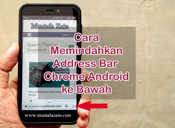 Cara Memindahkan Address Bar Chrome Android