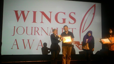  sewaktu program di Mall daeah Jakarta Barat Catatan Wings Journalist Award 2016 #Throwback