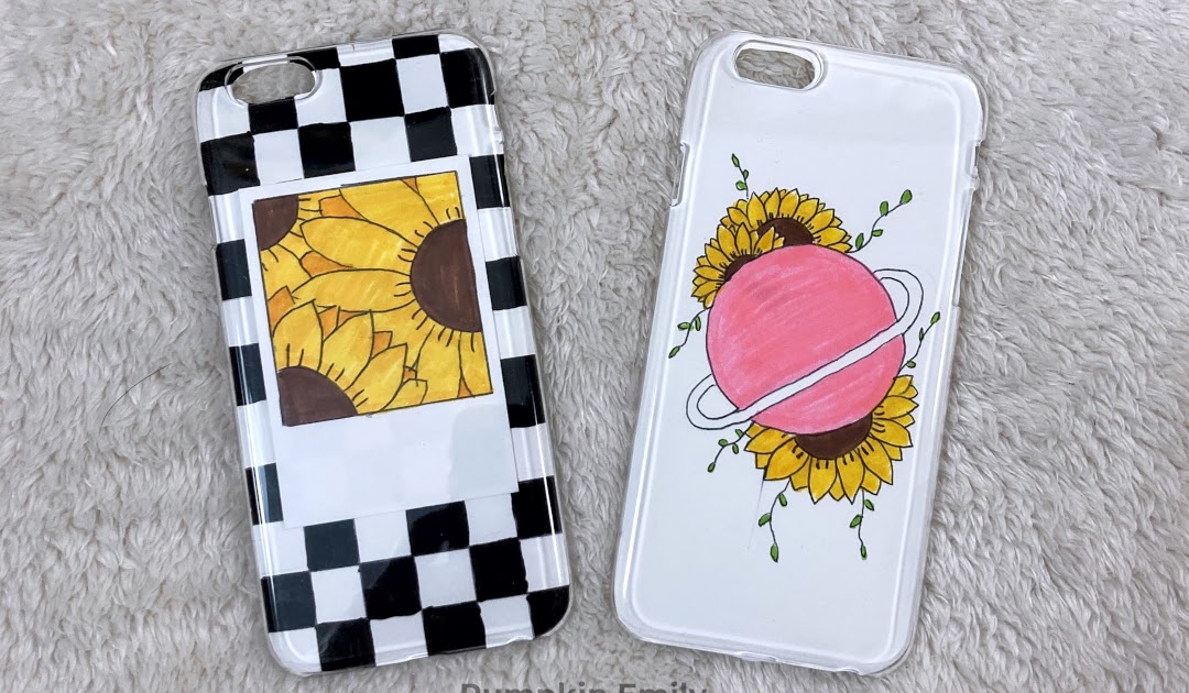 2 DIY Aesthetic Phone Case Ideas Pumpkin Emily