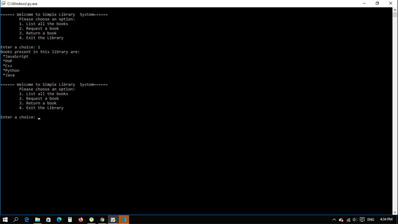Simple Library management system project in Python full source code ...