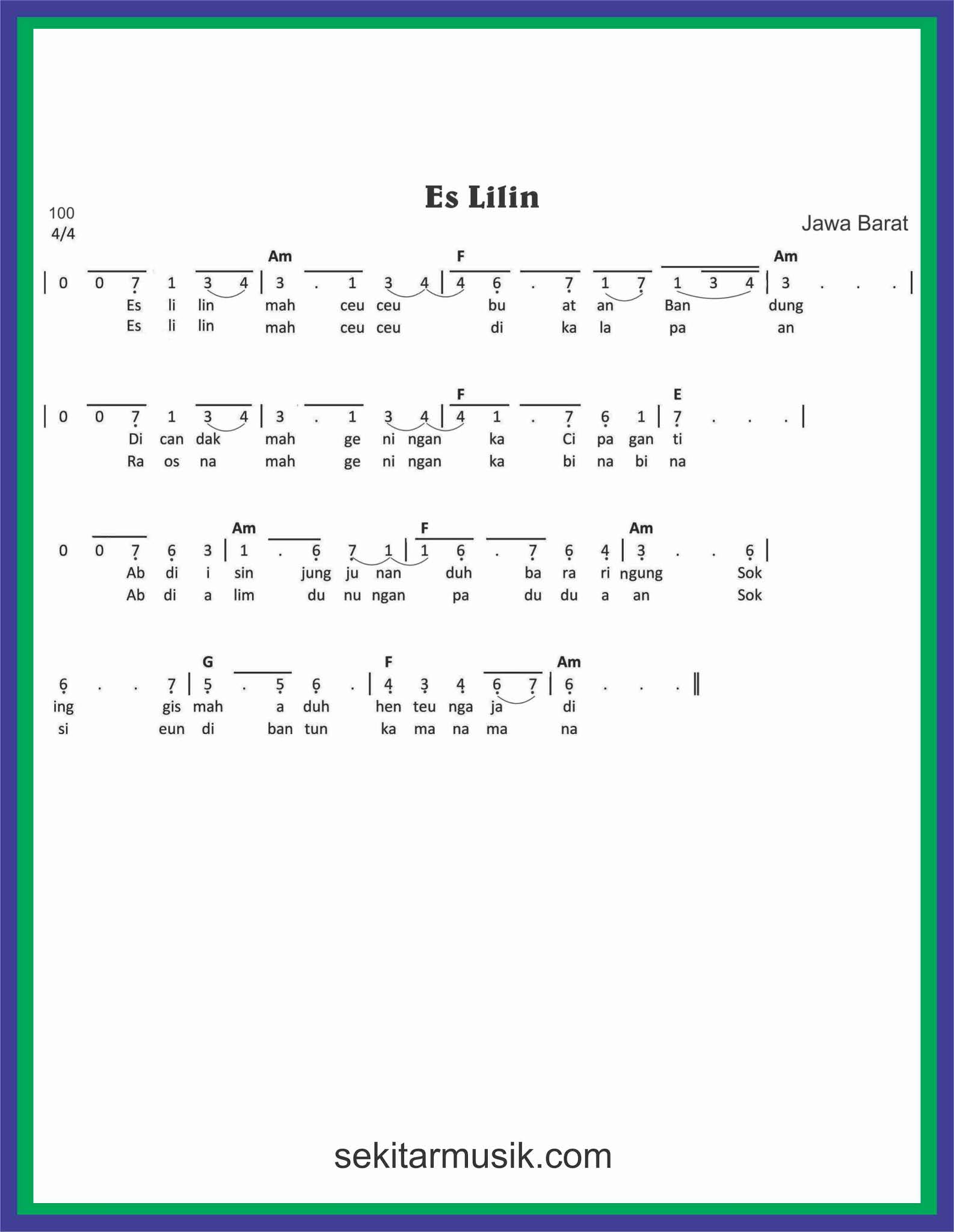 √ Arti Lagu Es Lilin