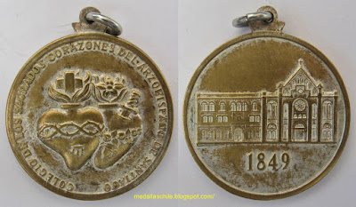 Medalla Colegio Sagrados Corazones de Alameda Colegio Padres Franceses
