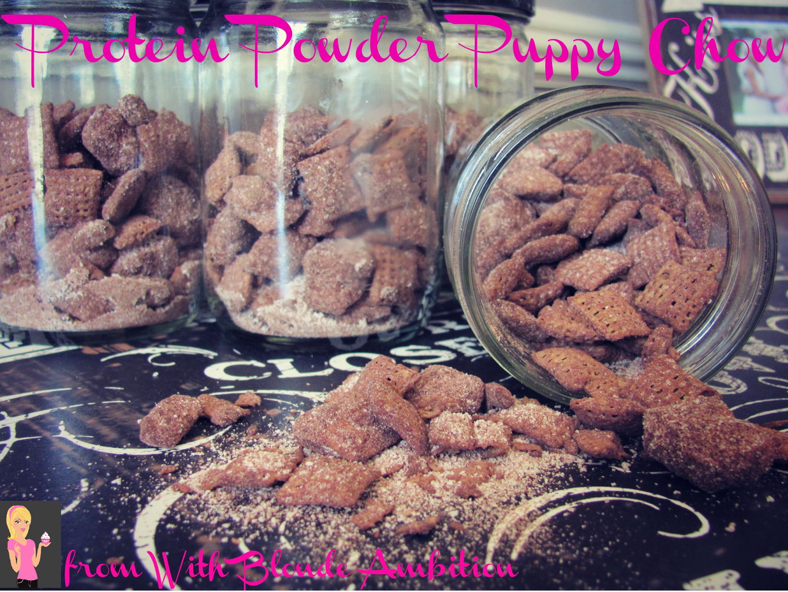 With Blonde Ambition Protein Powder Puppy Chow