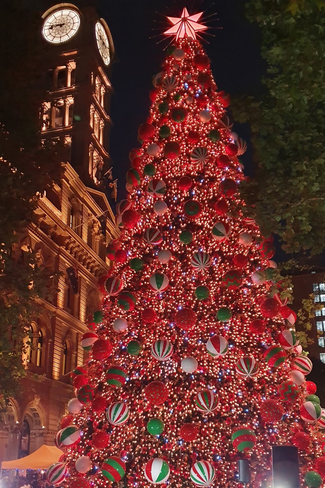 Sydney City and Suburbs Martin Place, Christmas Tree