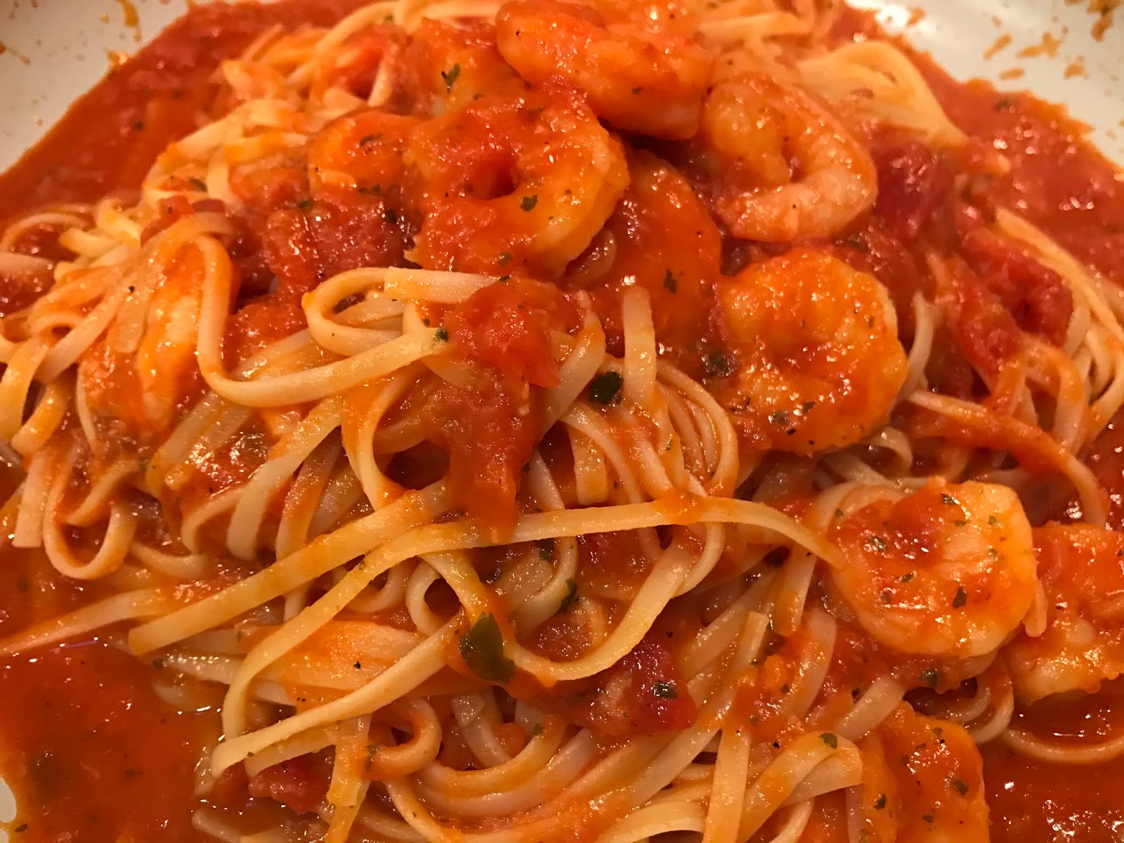I Like to Bake and Cook Blog Easy shrimp in chunky marinara sauce