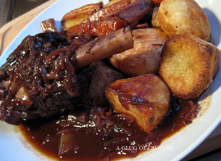 Lamb Shanks in Red Wine Gravy A Glug of Oil