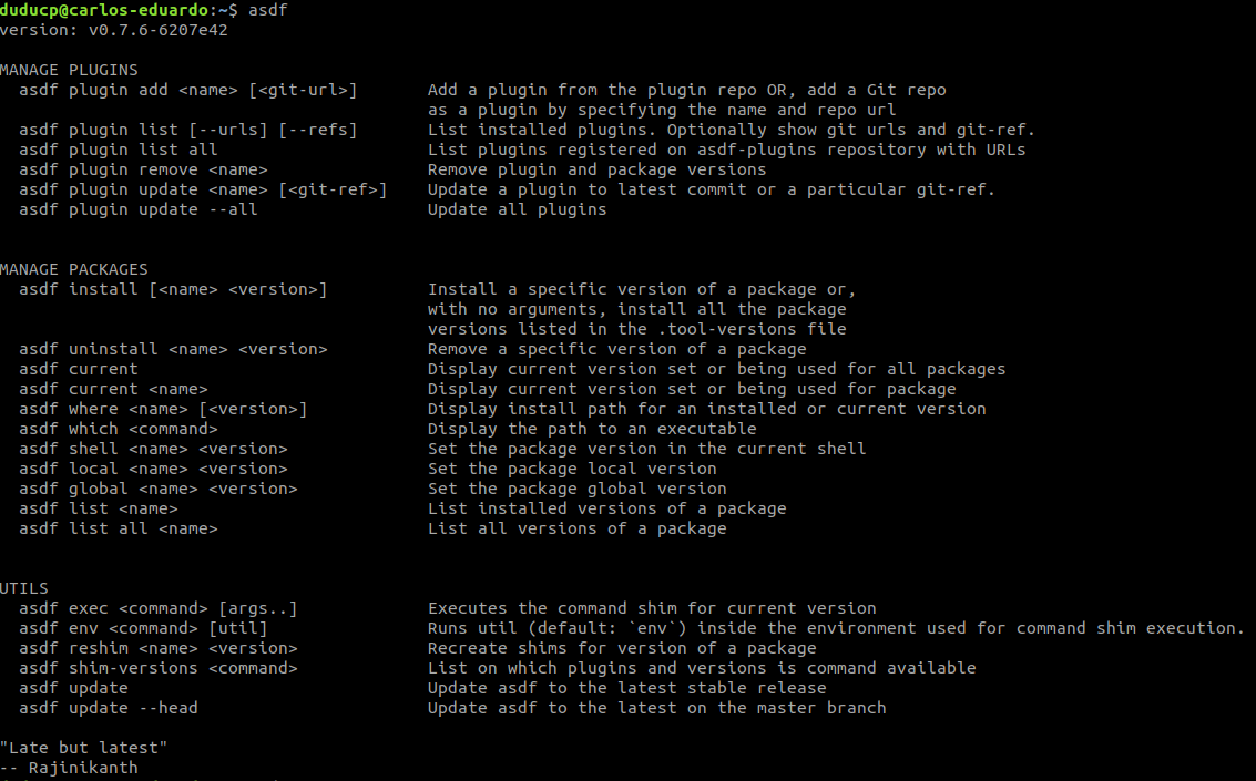 asdf nodejs asdf nodejs