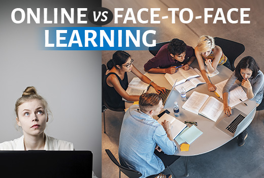 online learning vs face to face learning argumentative essay