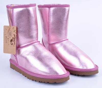 sparkly pink uggs