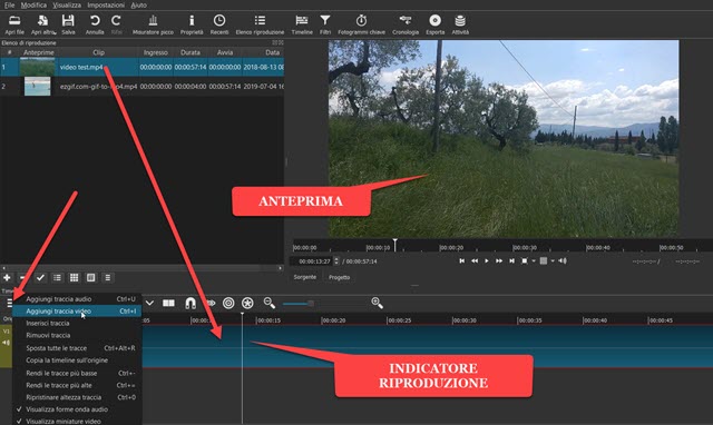 interfaccia-shotcut interfaccia-shotcut