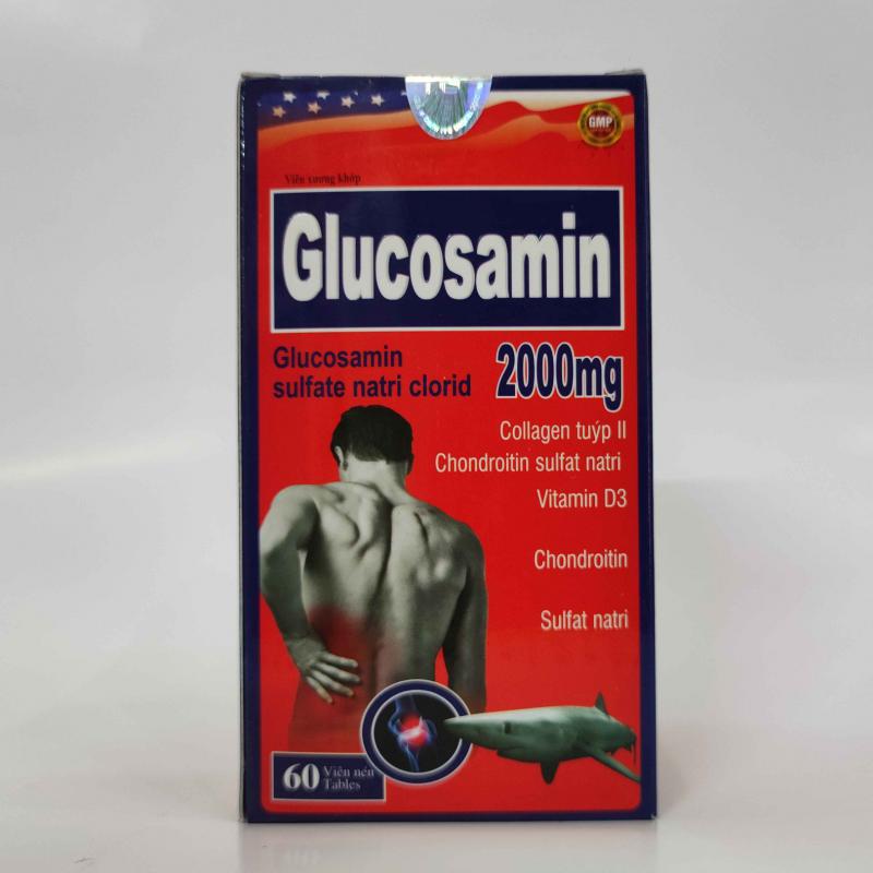 THUỐC BẢO VỆ SỤN, GIẢM ĐAU XƯƠNG KHỚP GLUCOSAMIN 2000MG