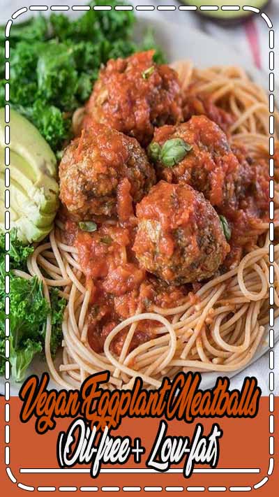 These eggplant meatballs are oil-free, low in fat, and packed with plant-protein! A hearty and savory flavor-explosion perfect to impress a crowd :)