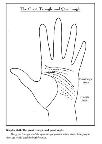 The Great Triangle and the Quadrangle ~ INDIAN PALMISTRY | PALM READING ...