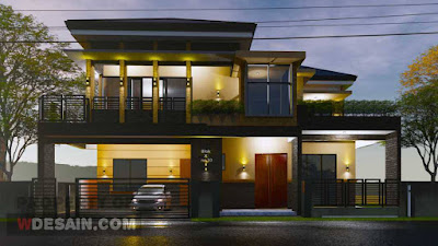 Model Rumah Minimalis 17x15 2 Lantai Desain Rumah Minimalis