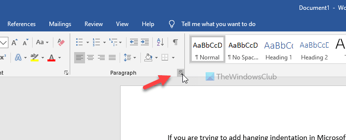 Hangende inspringing toevoegen in Microsoft Word en Google Docs
