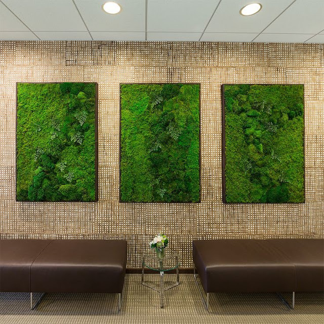 Artificial grass wall design ideas