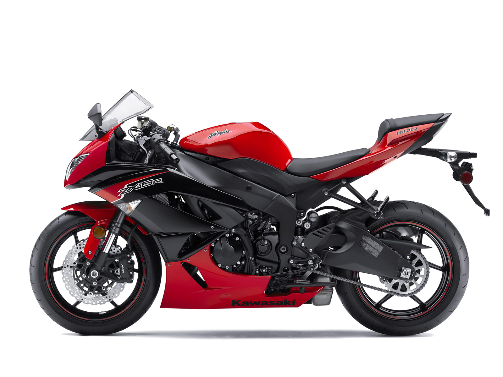 motorcycles: 2012 Kawasaki Ninja ZX6R Motorcycle Desktop 