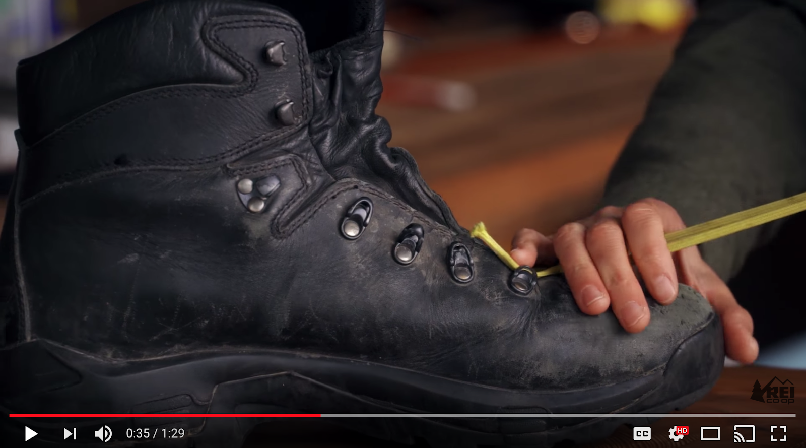 rei hiking boot fitting