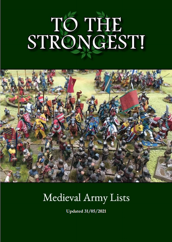 New version of the Medieval Army List eBook published
