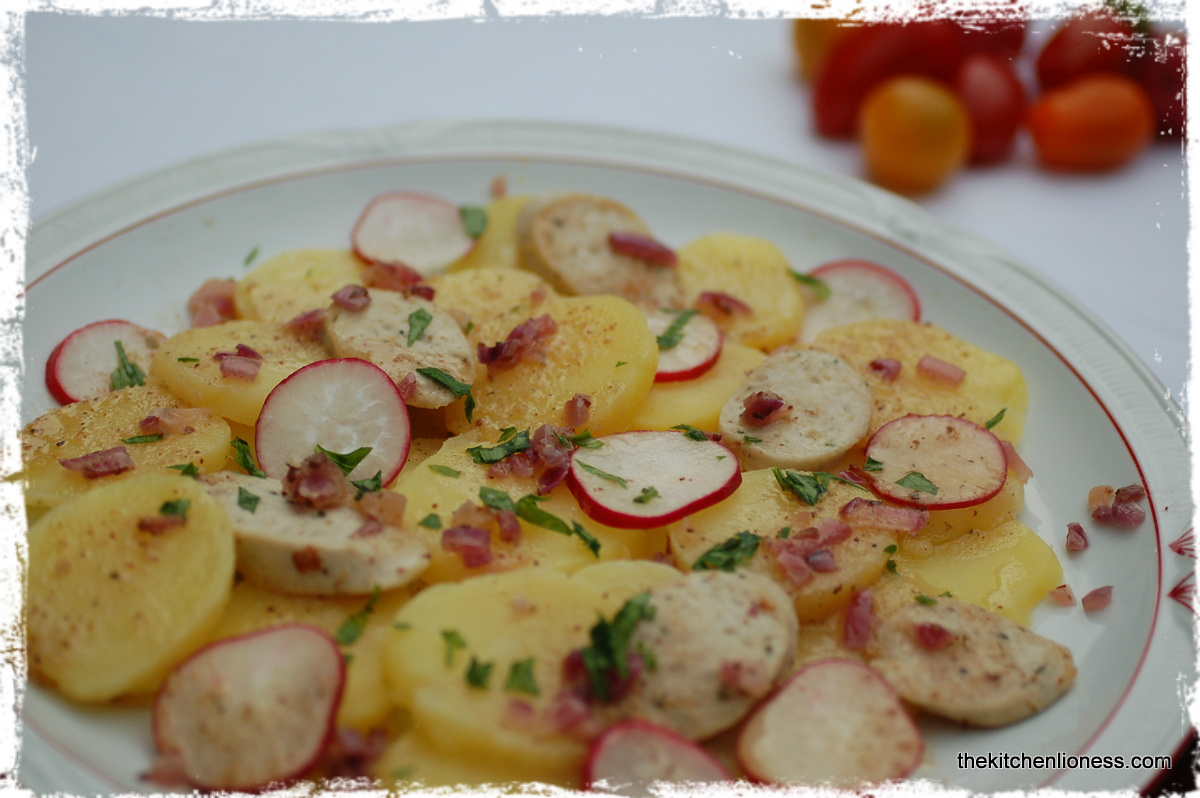 The Kitchen Lioness: Bavarian Potato Radish Salad and Homemade Soft ...