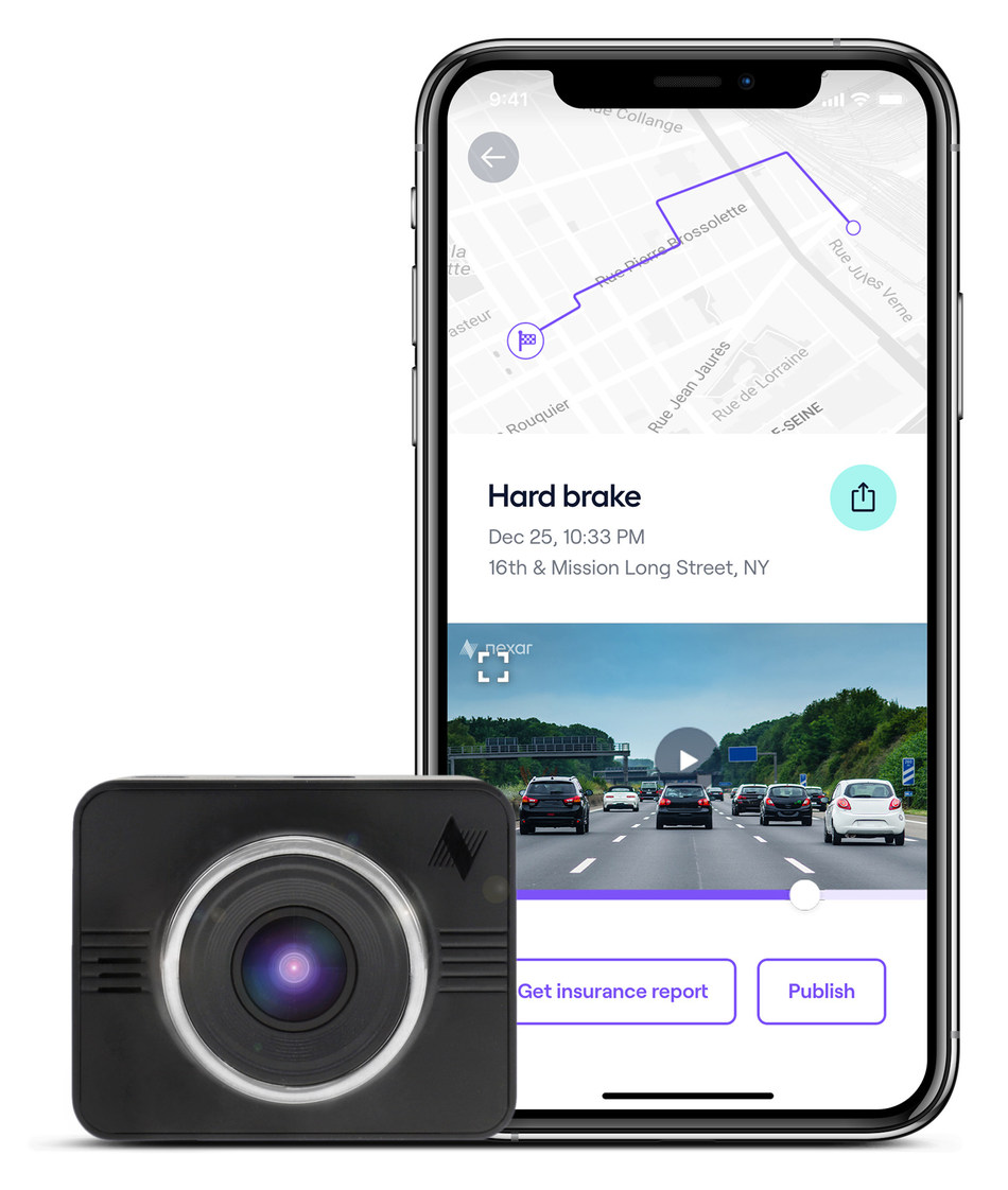 Nexar Announces New Lightweight Dash Camera For Safe Driving Tech