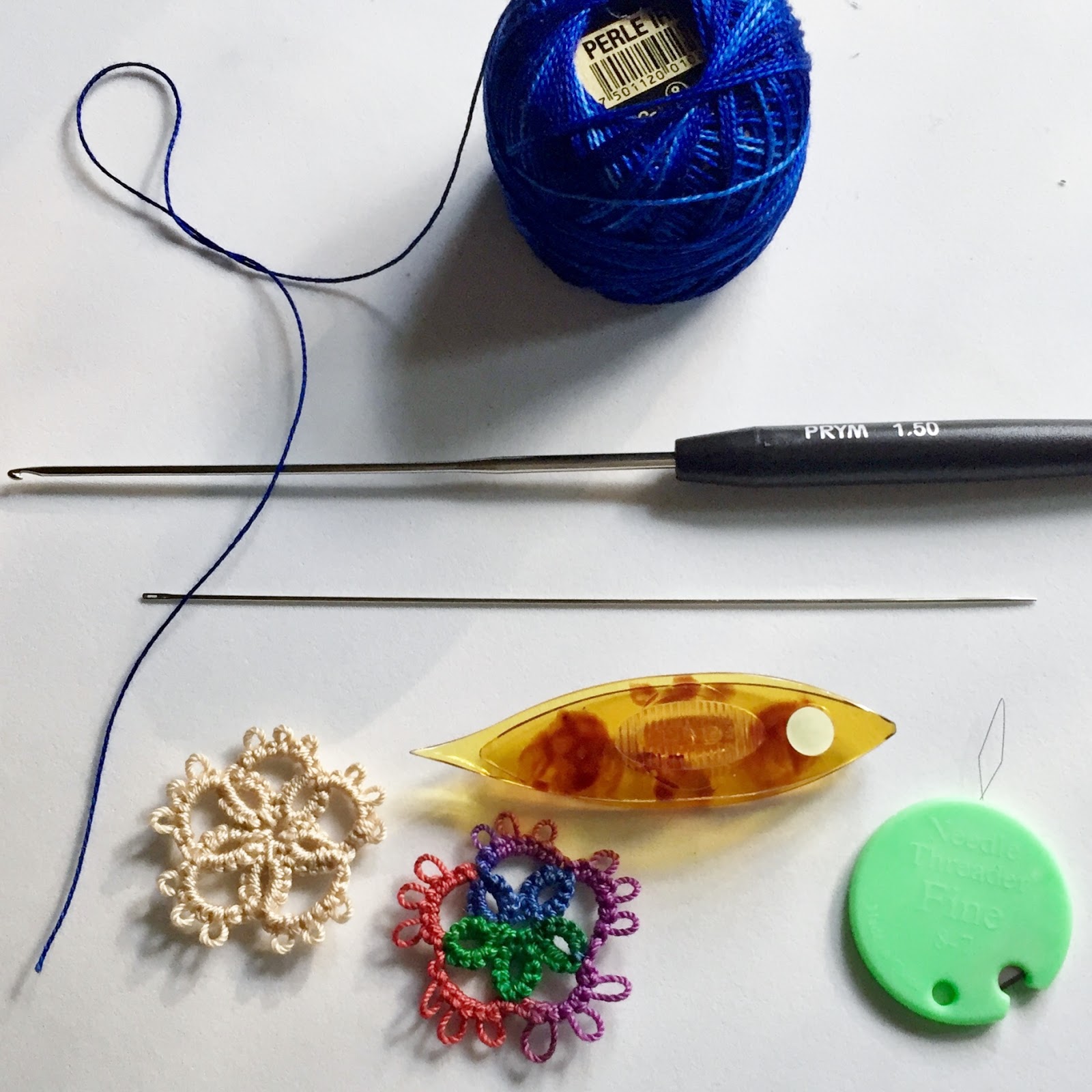 A Newbie's CroTatting, Needle Tatting, and Shuttle Tatting Comparison