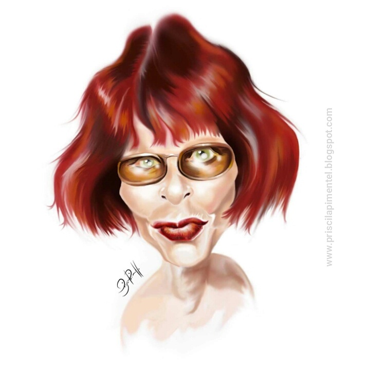 Rita Lee _caricatura digital