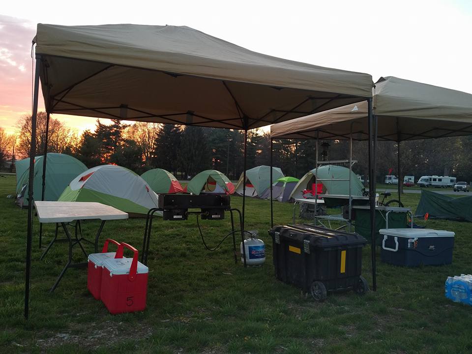 Tent Camping Addict AF Baker New Scout Campout April 15 17, 2016