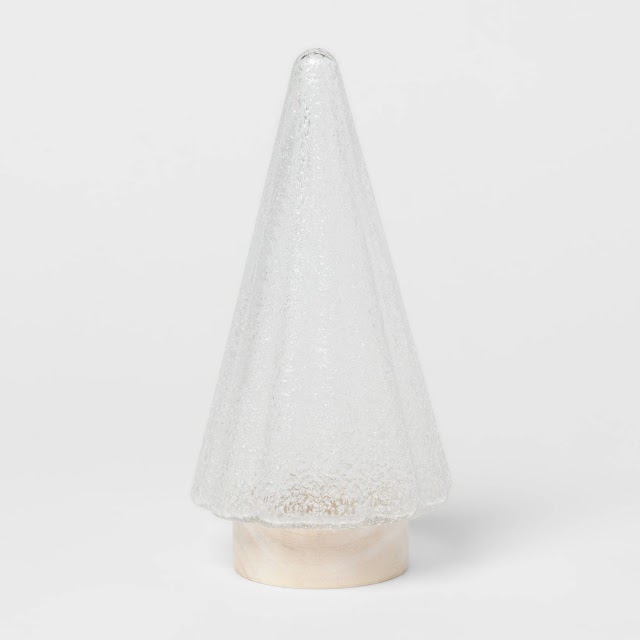 bubbly glass decorative Christmas trees