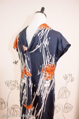 Vogue1544 - Upcycling Kimono Dress