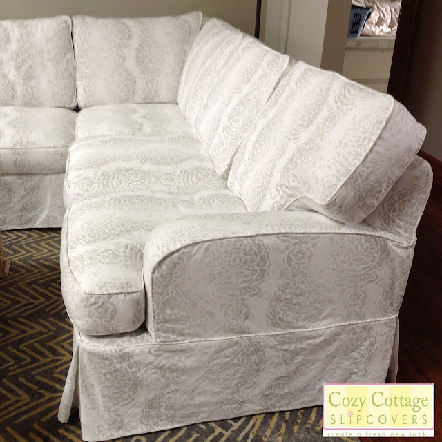 Cozy Cottage Slipcovers Sectional Slipcover