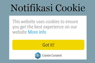 Cara Mudah Membuat Notifikasi Cookie Di Blog