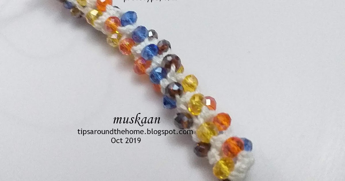 muskaan's T*I*P*S tat a beaded rope