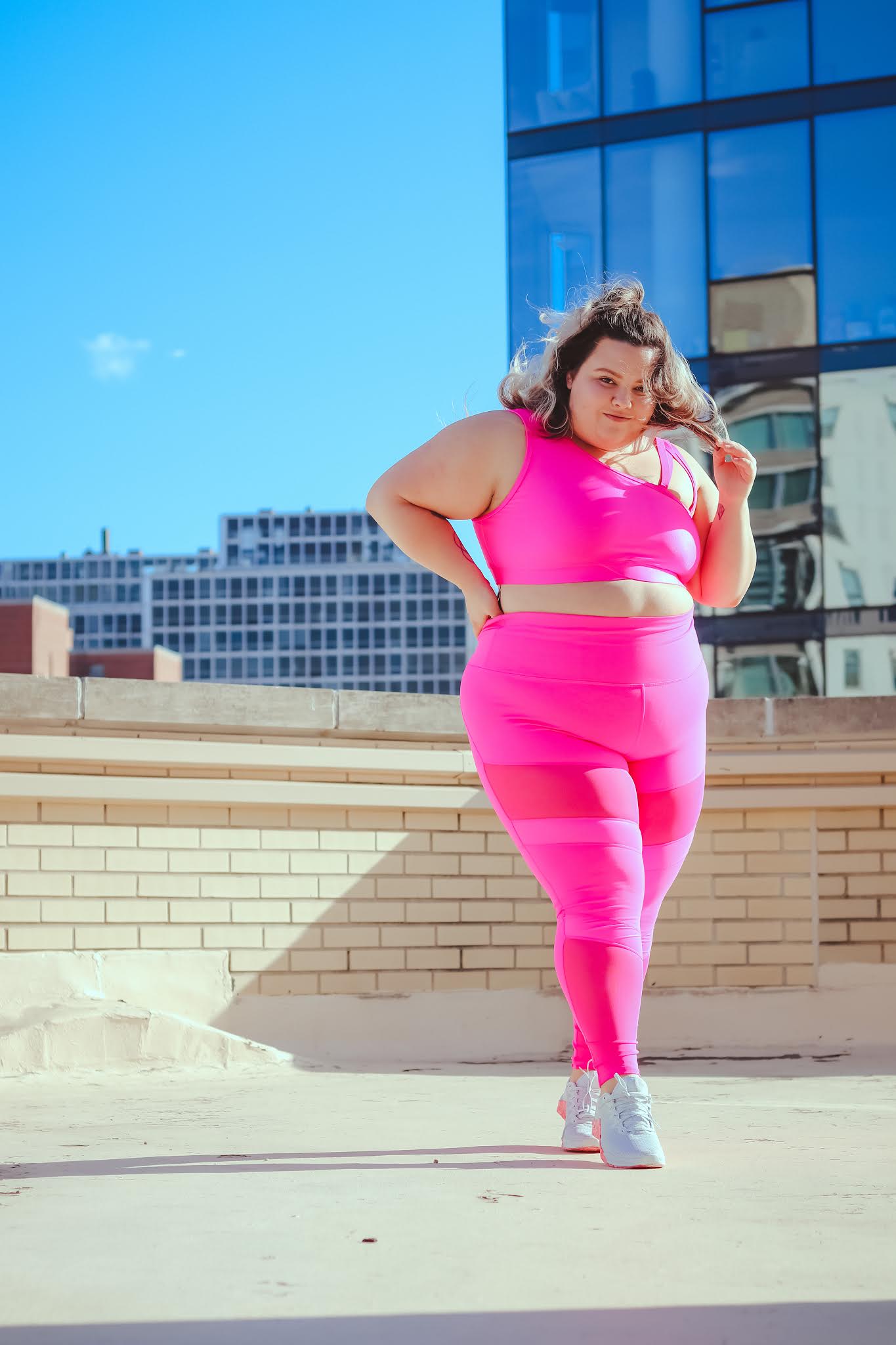 Chicago Plus Size Petite Fashion Blogger model Natalie Craig Natalie in the City shares how does Fabletics VIP work