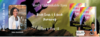 God's Unblinkable Eyes blog tour banner