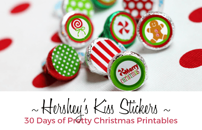 Hershey's Kiss Stickers