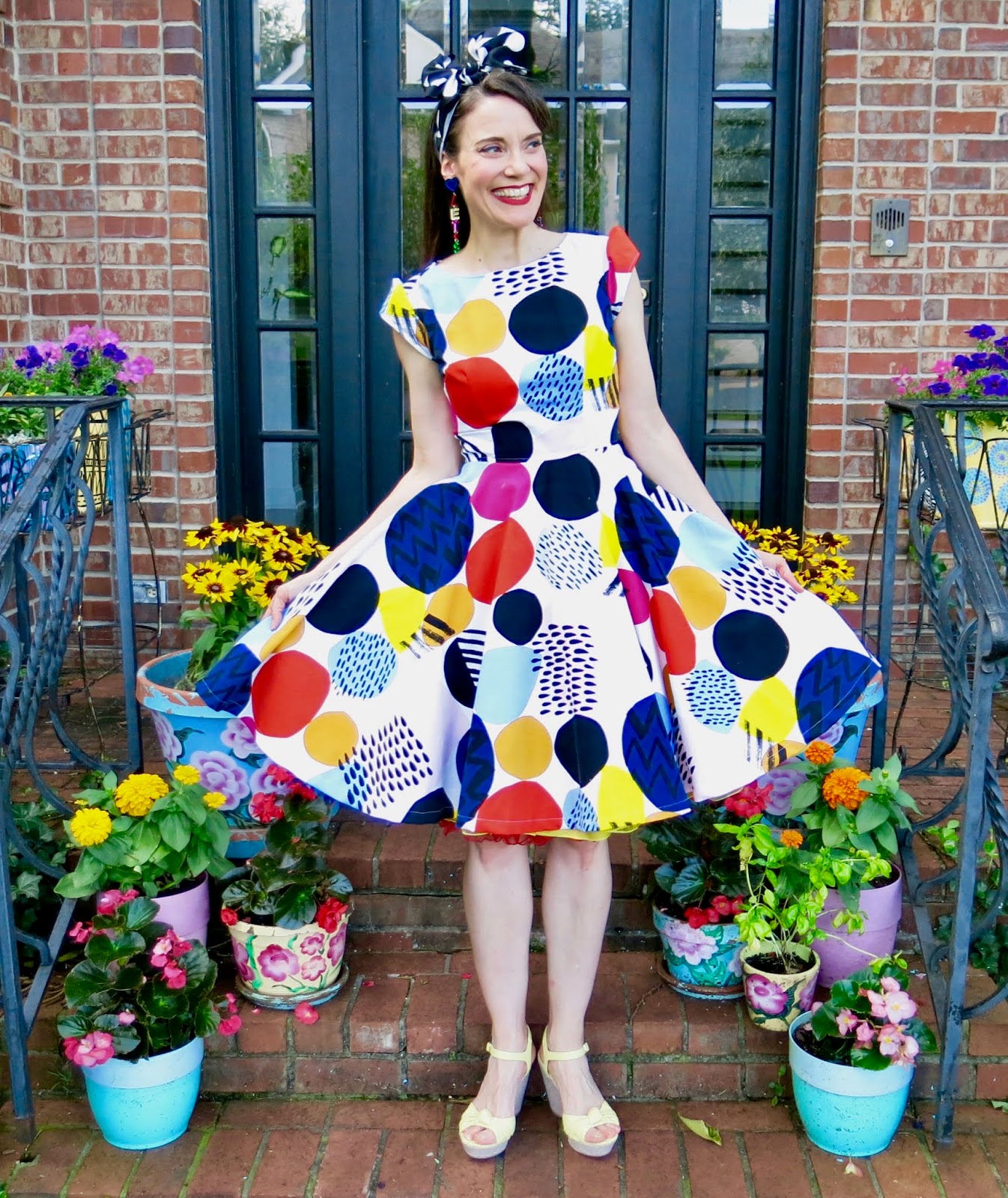 Polka dot day dress cheap