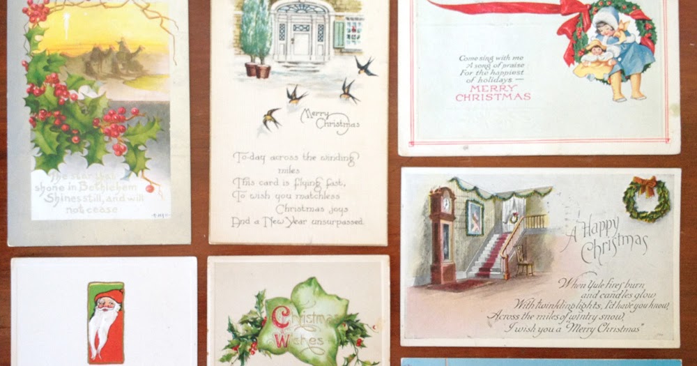 The Copycat Collector: COLLECTION #121: More Vintage Christmas Postcards
