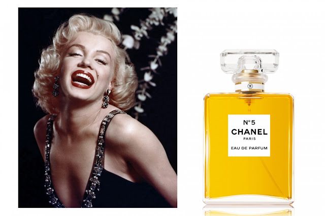 Marylin Monroe - Chanel, No5.