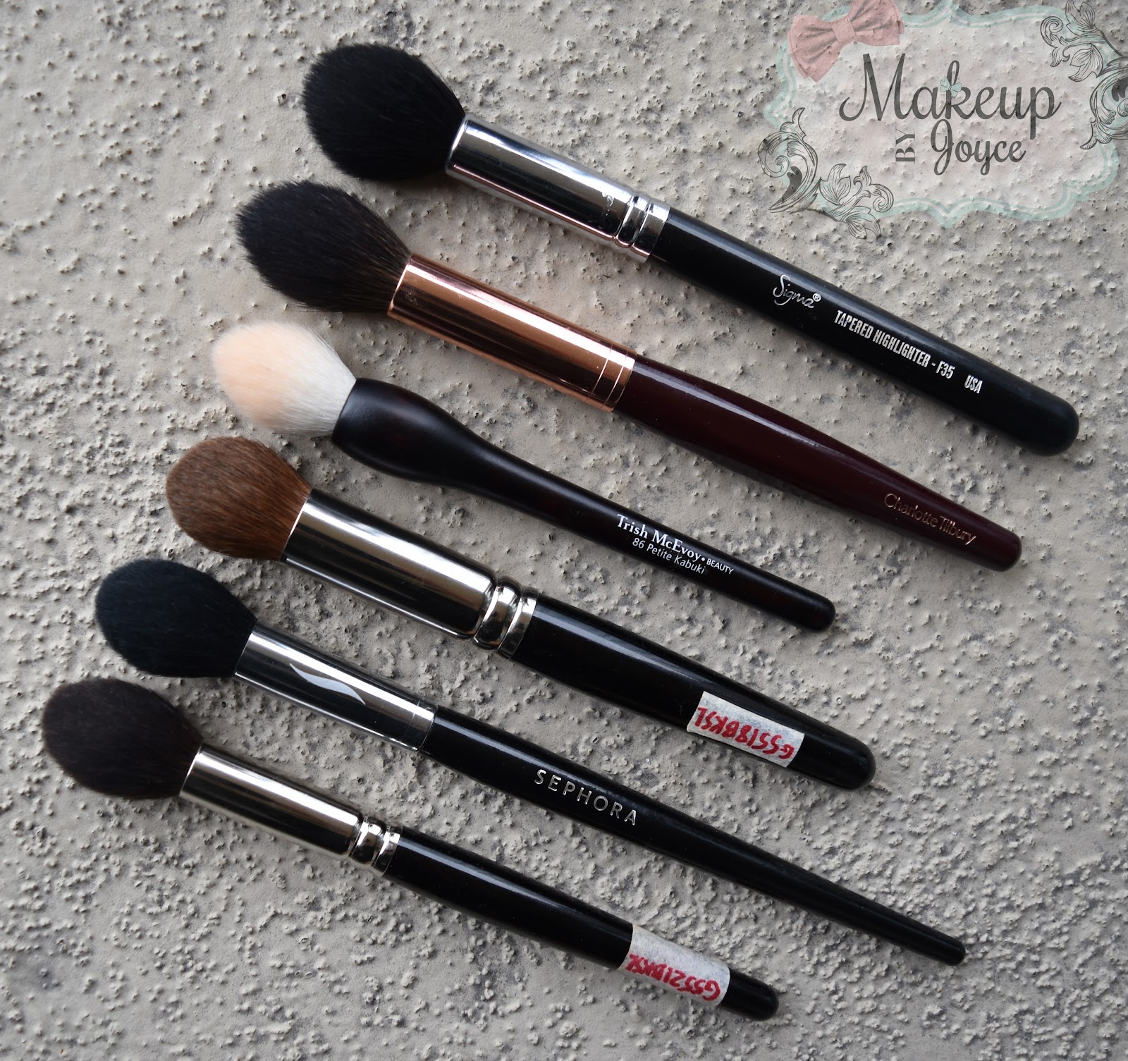 MakeupByJoyce ** ! Overview Pointed Tapered Brushes for Contouring