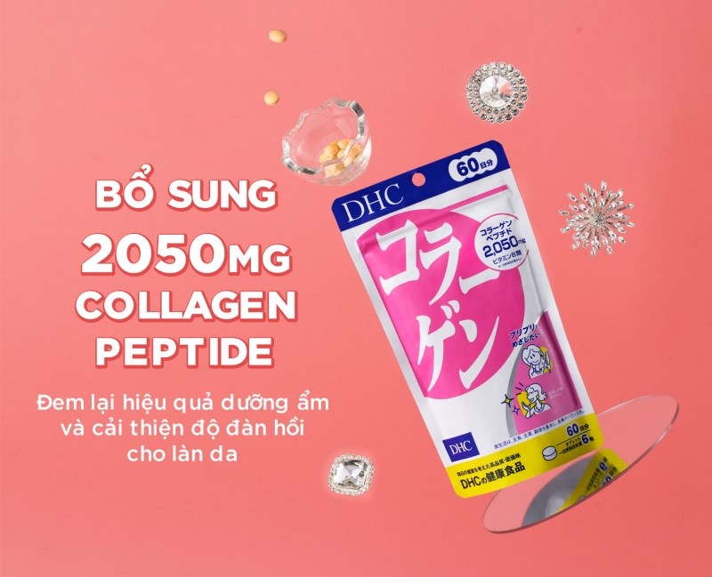 Viên uống collagen DHC Collagen