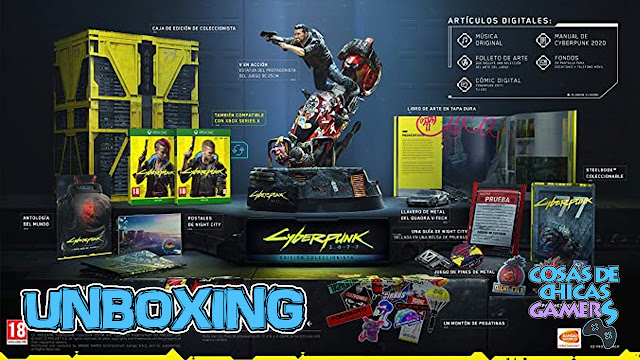 Unboxing edición coleccionista Cyberpunk 2077