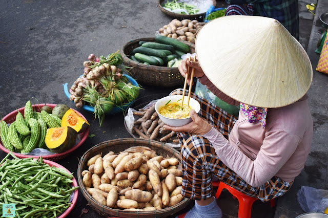 Mercado central de Hoi An, Vietnam