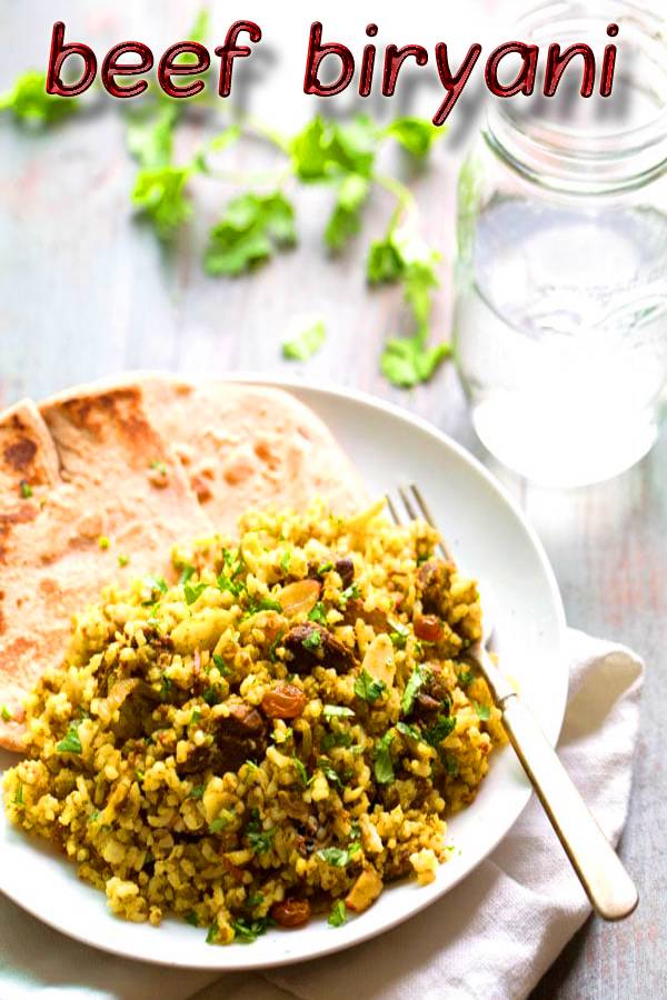 beef biryani - Masakan Ibu