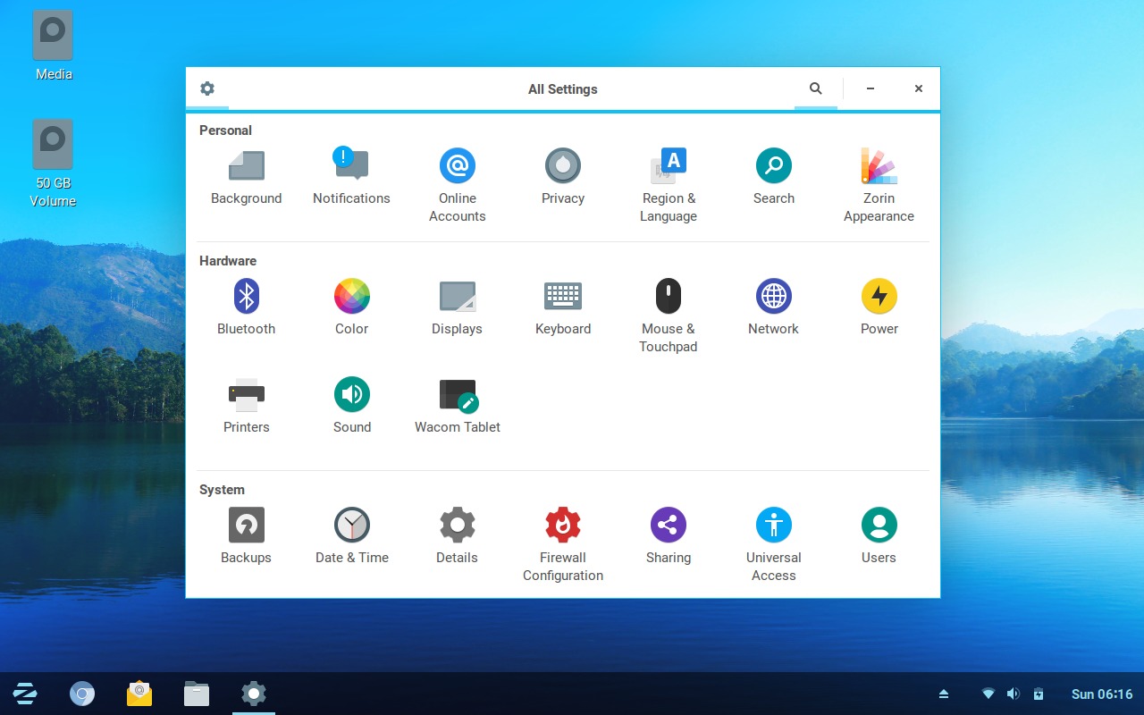 Zorin OS 12 Core screenshots